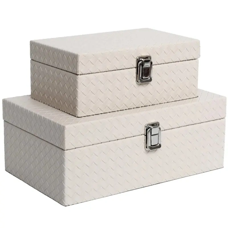 Eco-Friendly Custom Rectangle MDF Luxury Wood Jewelry Packaging Box Custom Cosmetic Gift Boxes for Watches Earrings Bracelets