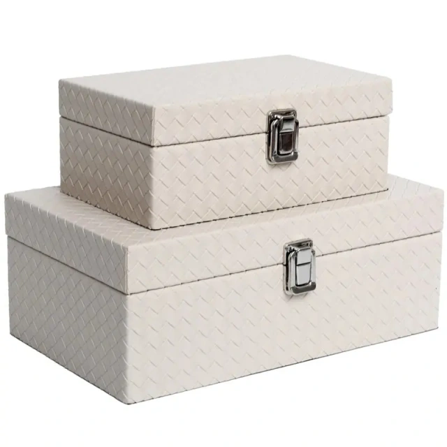 Eco-Friendly Custom Rectangle MDF Luxury Wood Jewelry Packaging Box Custom Cosmetic Gift Boxes for Watches Earrings Bracelets