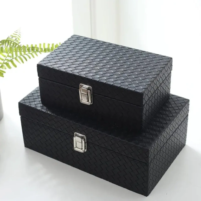 Eco-Friendly Custom Rectangle MDF Luxury Wood Jewelry Packaging Box Custom Cosmetic Gift Boxes for Watches Earrings Bracelets