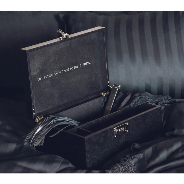Customized Luxurious MDF Rectangle Storage Box with Code Lock Adult Products Packaging Sexy Valentine's Day Gift Idea