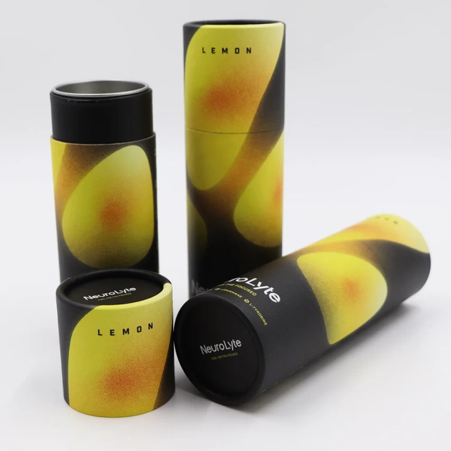 Custom Biodegradable Different Sized Round Food Grade Paper Box Large Containers Kraft Cardboard Packaging Paper Tube