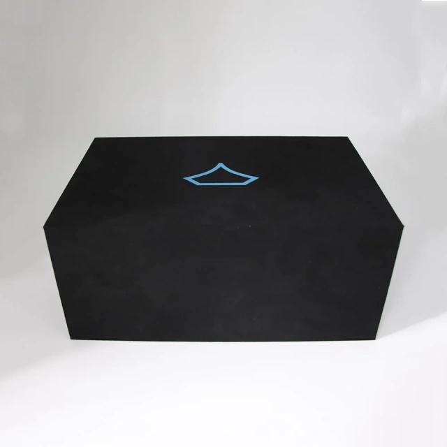 Customized High Quality Luxury Double Layer Flannel Box Drawer Magnet Cosmetic Gift Box with Hot Stamping Logo