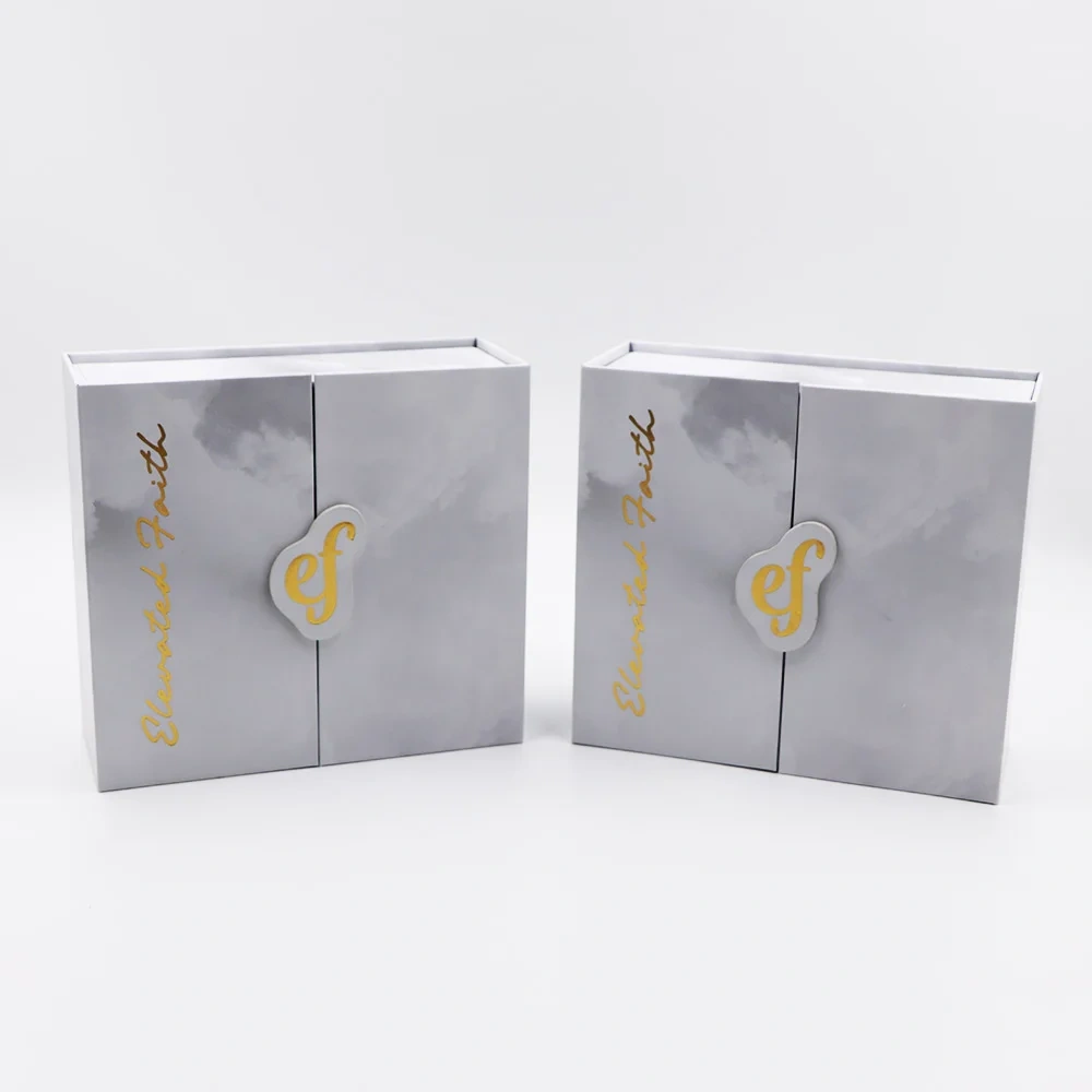 Custom Gift 12 Day Countdown Cosmetics Beauty Advent Calendar Box Empty Paper Wrapped Christmas Jewelry Drawer Calendar Box