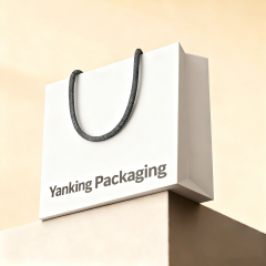 High End Recyclable Art Paper Bags Luxury Handmade Colorful Logo Printing Gold Stamp Magnetic Closure Ribbon Handles Offset