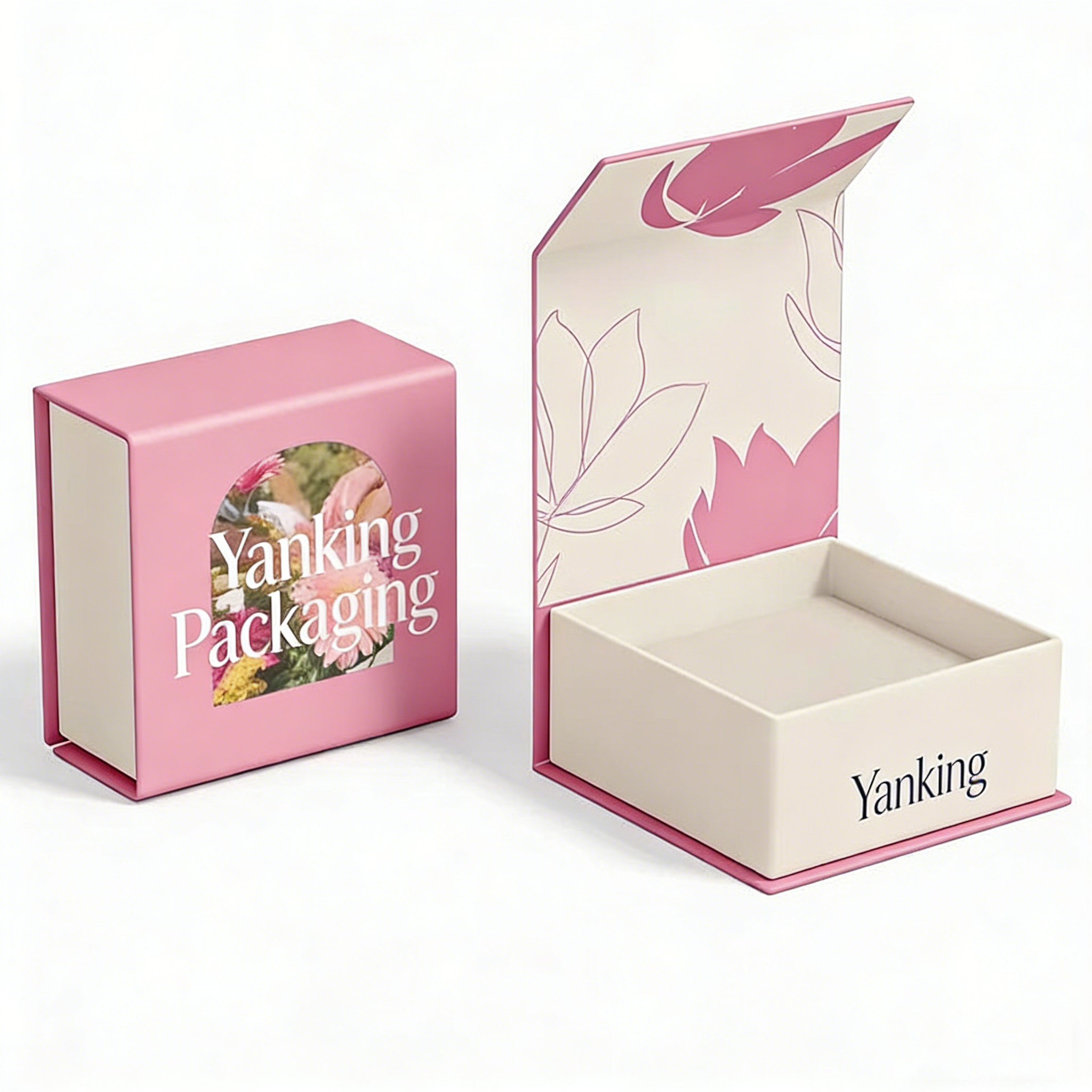 Recyclable Custom Logo Cardboard Package Box Hard Rigid Magnet Paper Box Luxury Magnetic Gift Box With Magnetic Lid