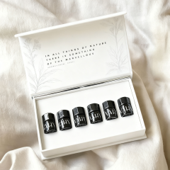 Luxury Custom Rigid Art Paper Recyclable Magnetic Closure Gift Box Sponge Lining Skincare Cosmetic Packaging Matt Lamination