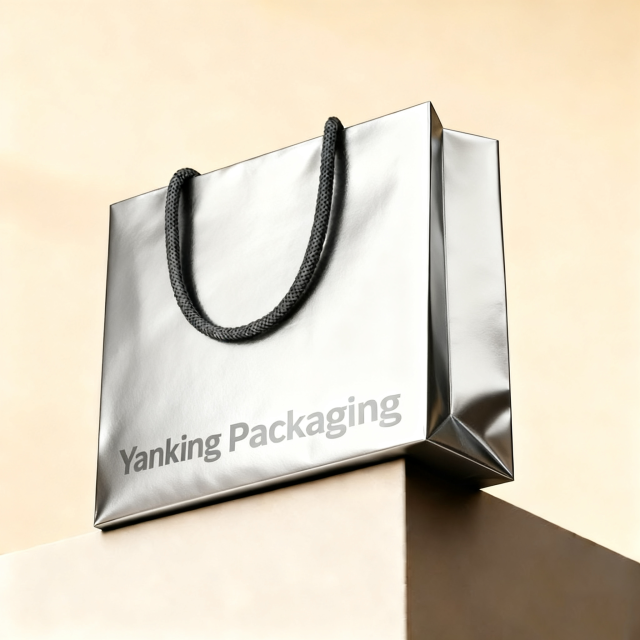 High End Recyclable Art Paper Bags Luxury Handmade Colorful Logo Printing Gold Stamp Magnetic Closure Ribbon Handles Offset