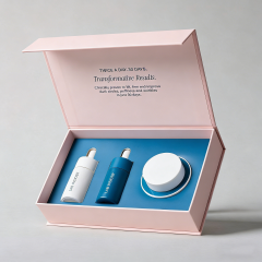 Factory Custom Luxury Cosmetic Perfume Packaging Boxes Sponge Lining Essential Oils Hair Skin Care Make-up Gift Magnet