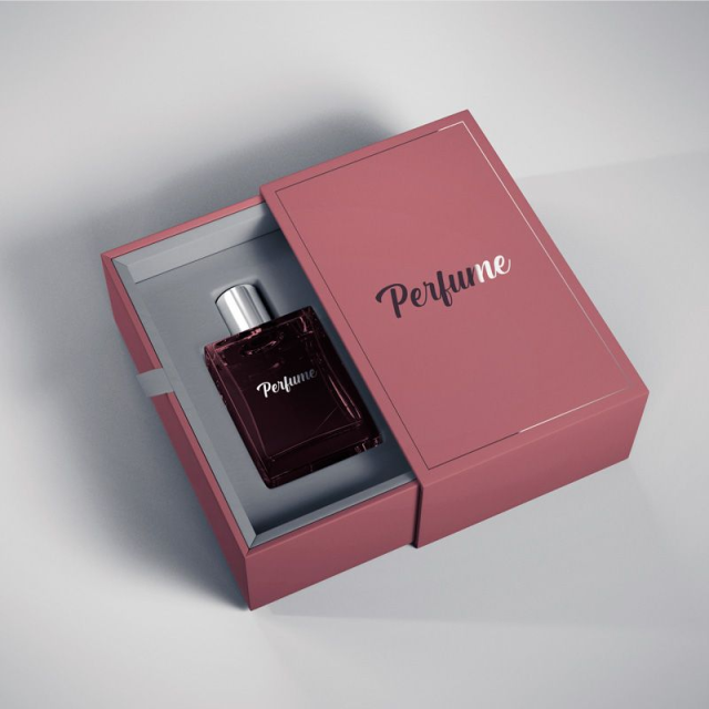 Personalized Custom Design Small Drawer Box Perfume Packaging Handmade Luxury Rigid Sliding Drawer Box Packaging With Ribbon