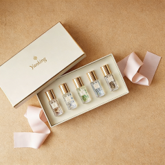 Factory Custom Square Rigid Perfume Box Recycled Materials Handmade Personalized Design Luxury Lid Base Matt Lamination