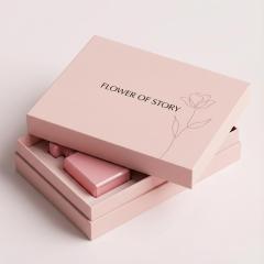 Biodegradable Recycled Materials Handmade Custom Square Rigid Perfume Box Personalized Design Luxury Lid Base Packaging Logo