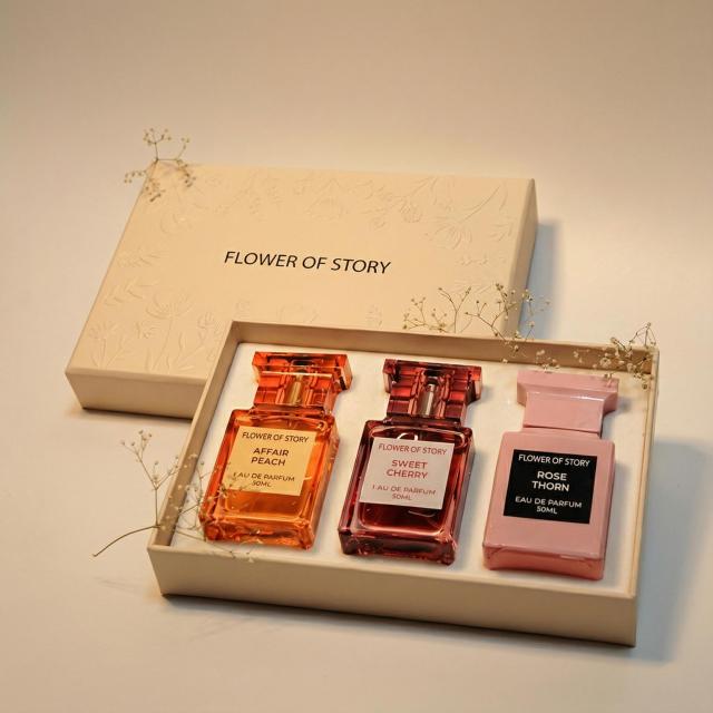 Biodegradable Recycled Materials Handmade Custom Square Rigid Perfume Box Personalized Design Luxury Lid Base Packaging Logo