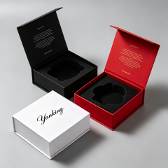 Custom Logo Wholesale Eva Sponge Rigid Cardboard Magnetic Gift Packaging Box With Eva Sponge Foam Insert