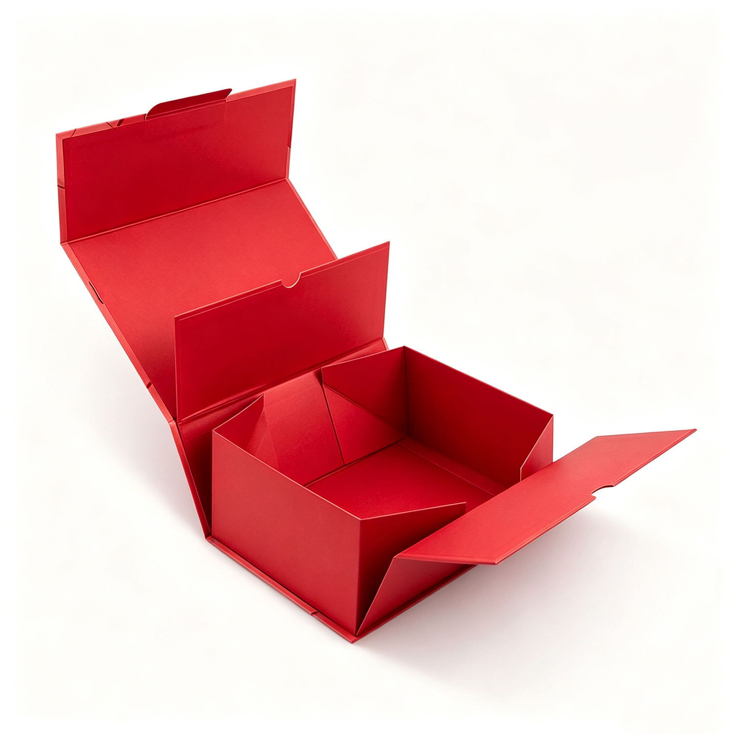 Custom Size Scatola Regalo Cardboard Rigid Hardbox Magnet box Matt Magnet Box Packaging Luxury Folding Gift Box with Magnetic Lid