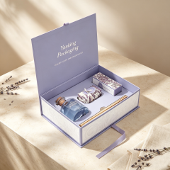 Custom Rigid Magnetic Cosmetic Box for Perfume & Skincare Beauty Sets