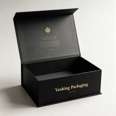 Custom Rigid Magnet Gift Box | Gold Stamping Paper Packaging Box