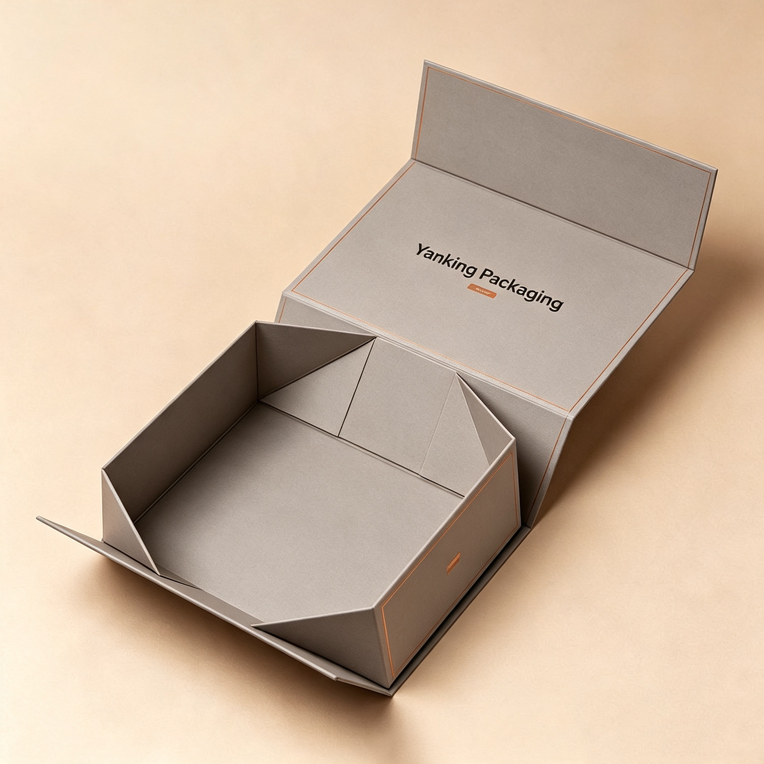 Custom Foldable Magnetic Gift Box Collapsible Rigid Packaging Box