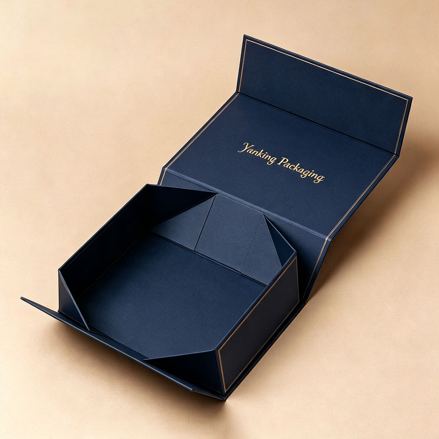 Custom Foldable Magnetic Gift Box Collapsible Rigid Packaging Box