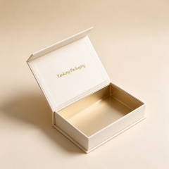 Custom Textured Magnetic Gift Box | UV Coated Rigid Packaging Box