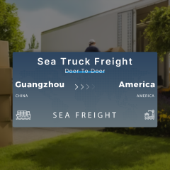 Shipping From Guangzhou To America Sea Truck Freight Door To Door
