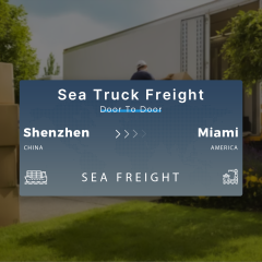 Shipping From Shenzhen To Miami Sea Truck Freight Door To Door