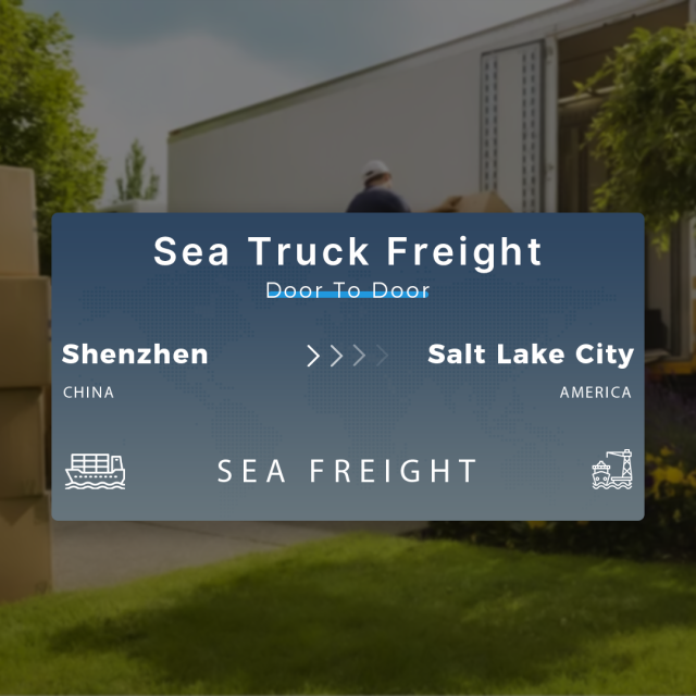 Shipping From Shenzhen To Salt Lake City Sea Truck Freight Door To Door