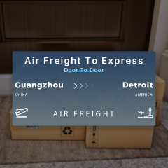 Shipping From Guangzhou To Detroit Air Freight To Express Door To Door