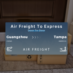 Shipping From Guangzhou To Tampa Air Freight To Express Door To Door
