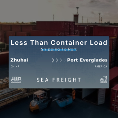 Shipping From Zhuhai To Port Everglades Less Than Container Load Shipping To Port