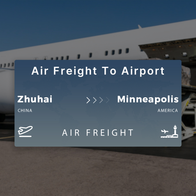 Shipping From Zhuhai To Minneapolis Air Freight To Airport