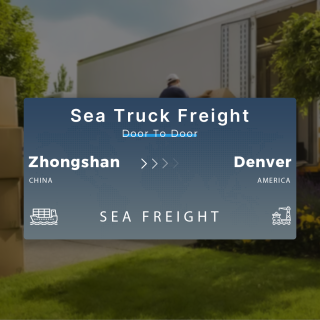 Shipping From Zhongshan To Denver Sea Truck Freight Door To Door