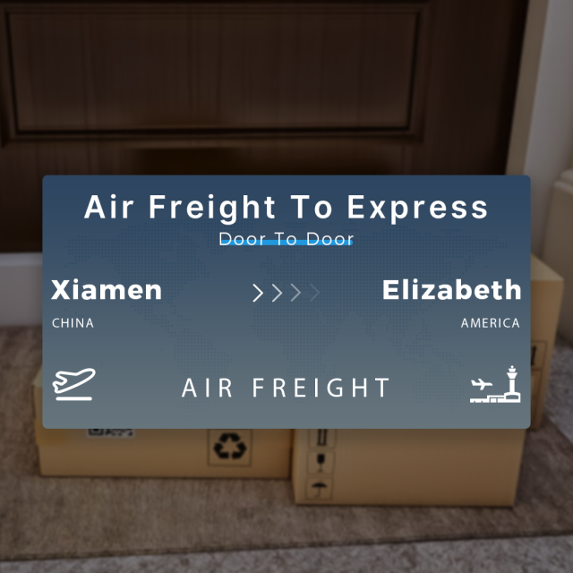 Shipping From Xiamen To Elizabeth Air Freight To Express Door To Door