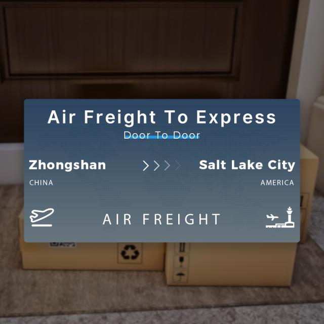 Shipping From Zhongshan To Salt Lake City Air Freight To Express Door To Door