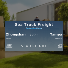 Shipping From Zhongshan To Tampa Sea Truck Freight Door To Door