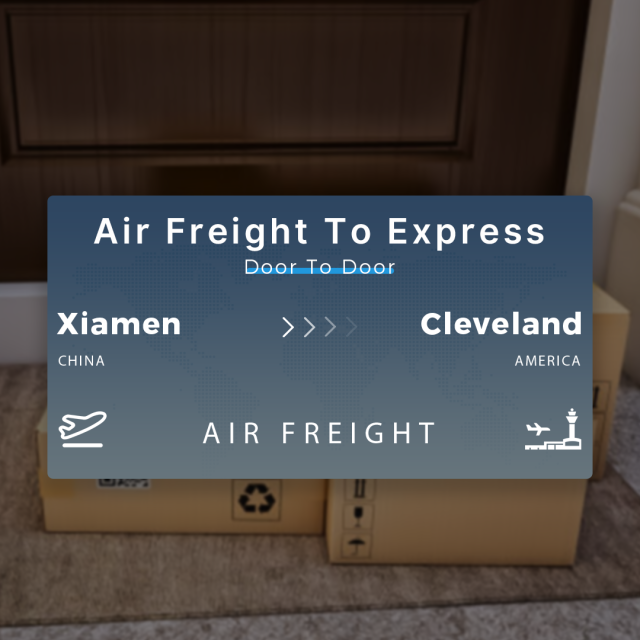 Shipping From Xiamen To Cleveland Air Freight To Express Door To Door