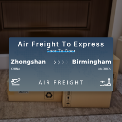 Shipping From Zhongshan To Birmingham Air Freight To Express Door To Door