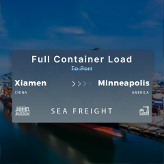 Shipping From Xiamen To Minneapolis Full Container Load To Port