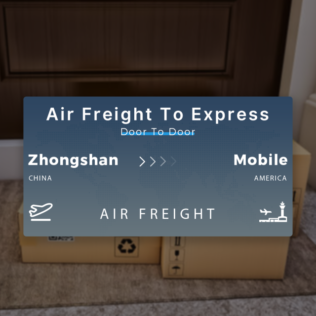 Shipping From Zhongshan To Mobile Air Freight To Express Door To Door