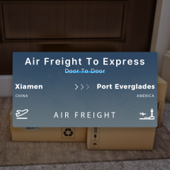 Shipping From Xiamen To Port Everglades Air Freight To Express Door To Door
