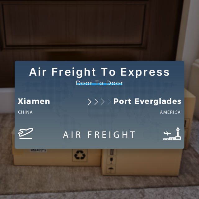 Shipping From Xiamen To Port Everglades Air Freight To Express Door To Door