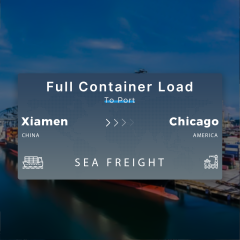 Shipping From Xiamen To Chicago Full Container Load To Port