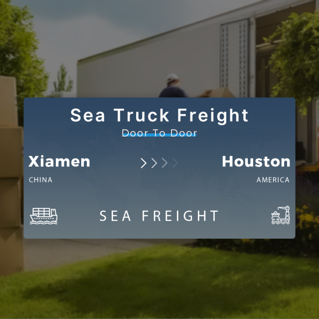 Shipping From Xiamen To Houston Sea Truck Freight Door To Door