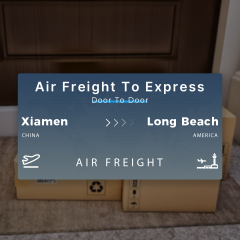 Shipping From Xiamen To Long Beach Air Freight To Express Door To Door