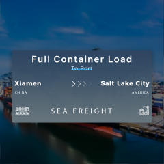 Shipping From Xiamen To Salt Lake City Full Container Load To Port