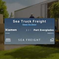 Shipping From Xiamen To Port Everglades Sea Truck Freight Door To Door