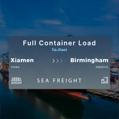 Shipping From Xiamen To Birmingham Full Container Load To Port