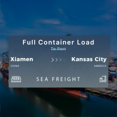 Shipping From Xiamen To Kansas City Full Container Load To Port