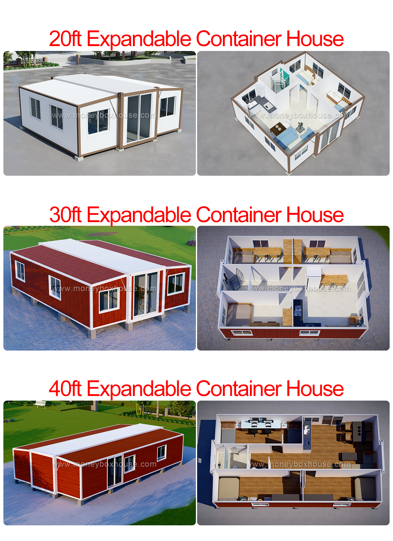 expandable container house for sale