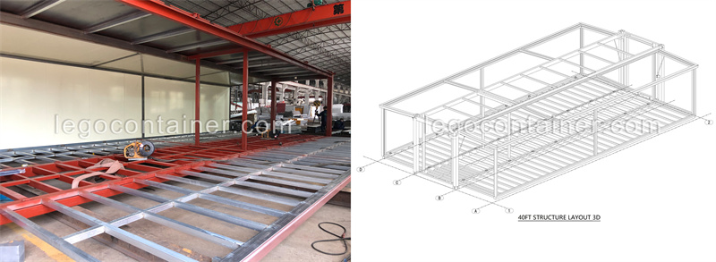 Expandable Container House Structure