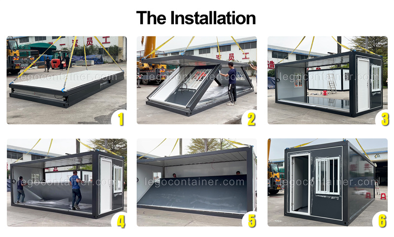 Z Flat Pack Folding Container House for sale